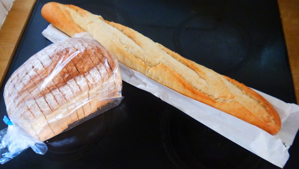 Fresh bakery bread
