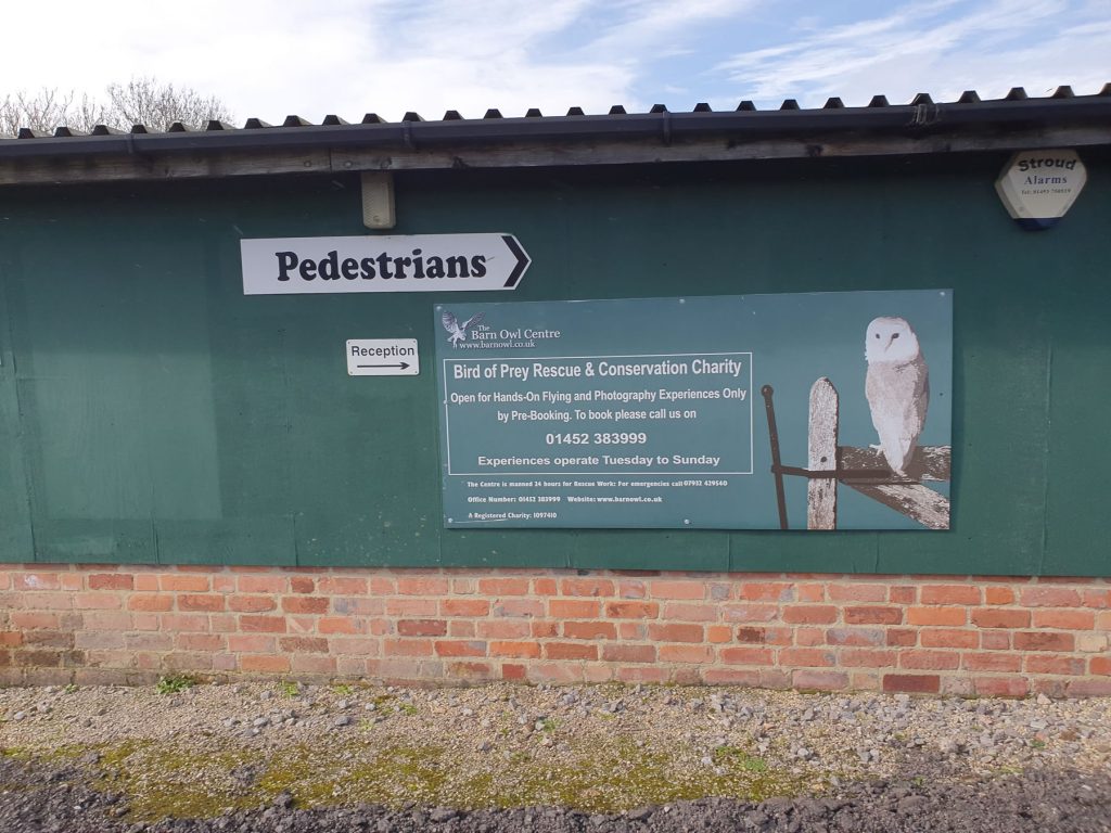 entrance to the Barn Owl Sanctuary