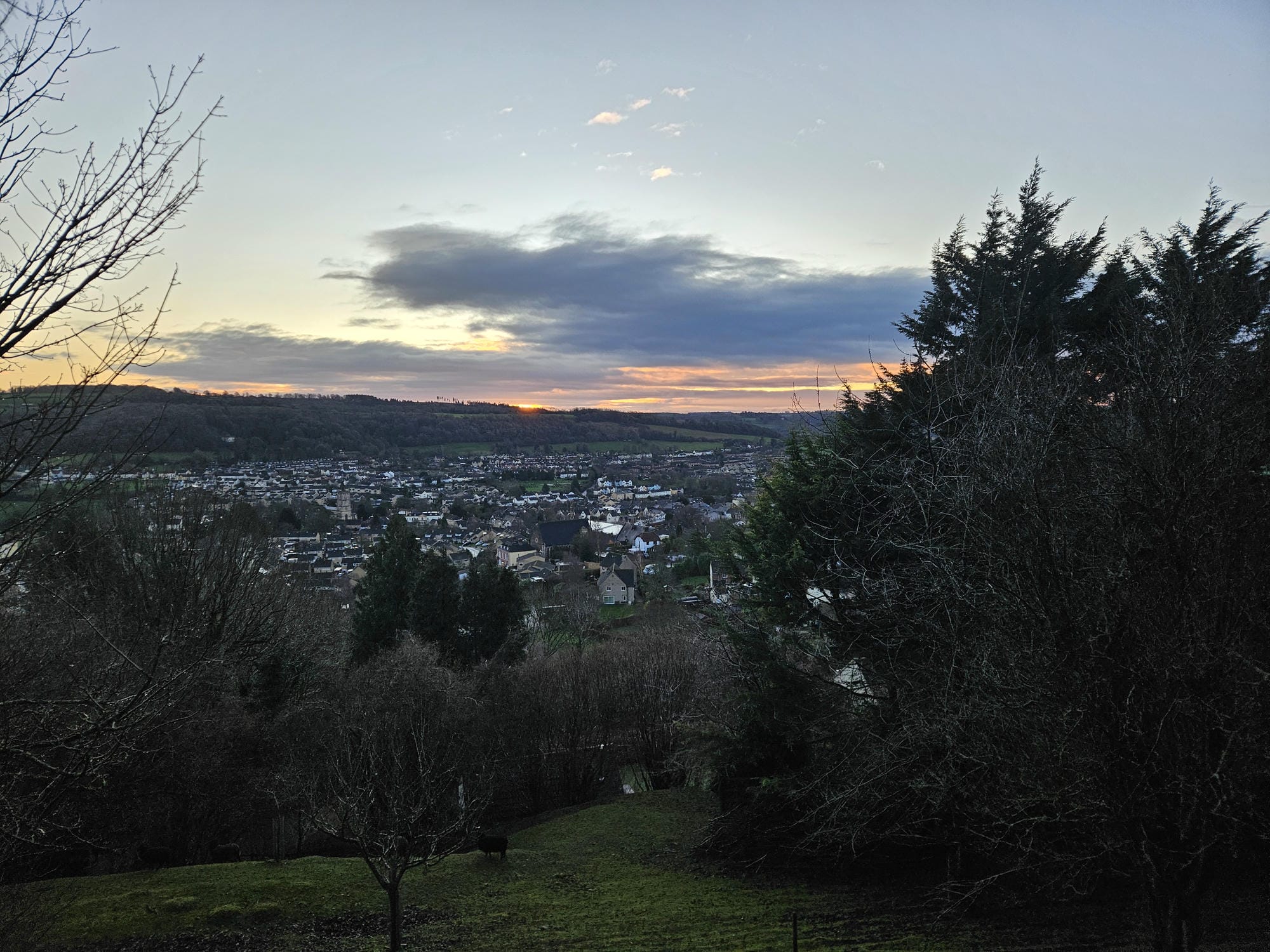 Sunrise from Wotton Hill