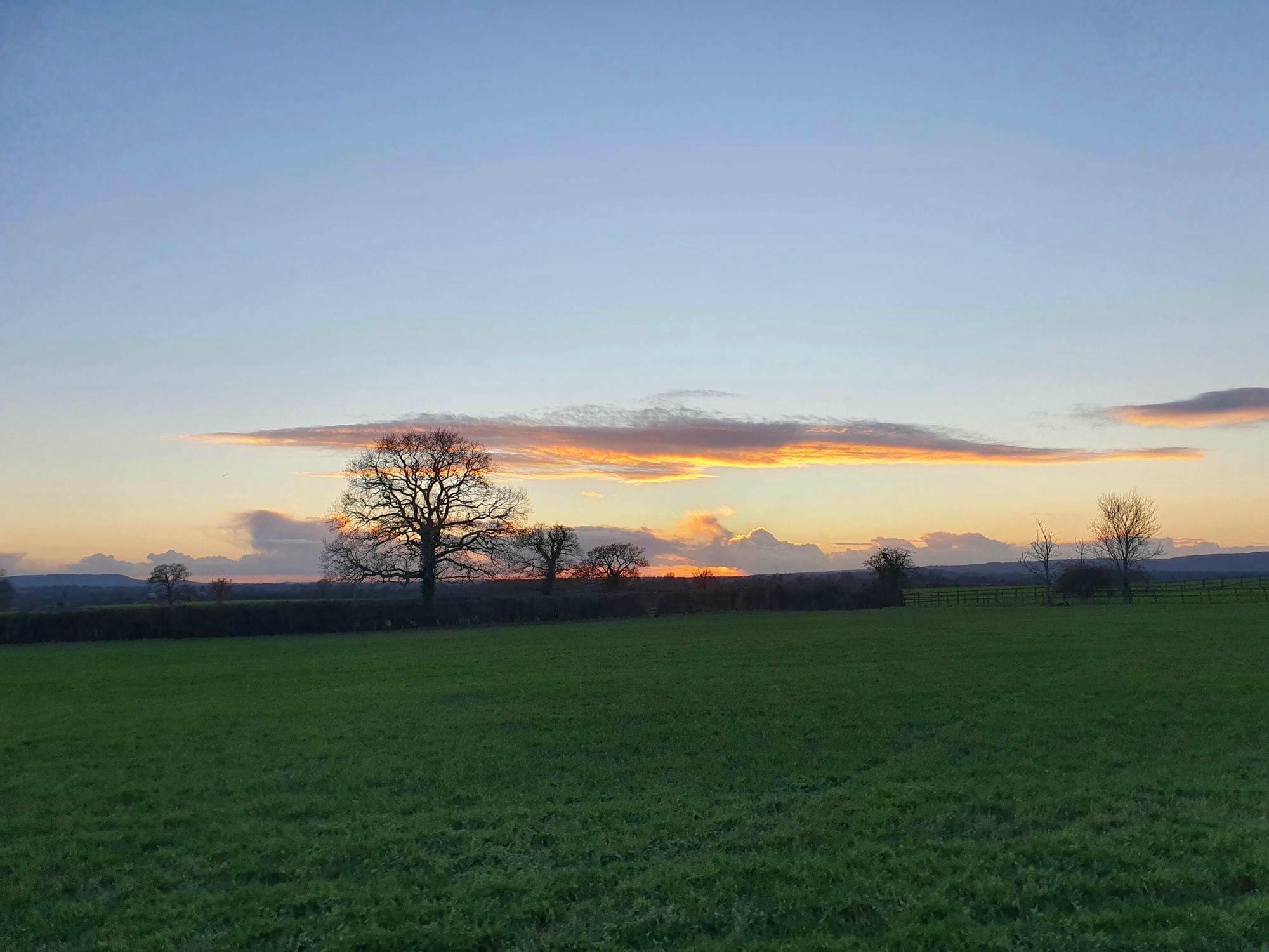 Elmore sunset