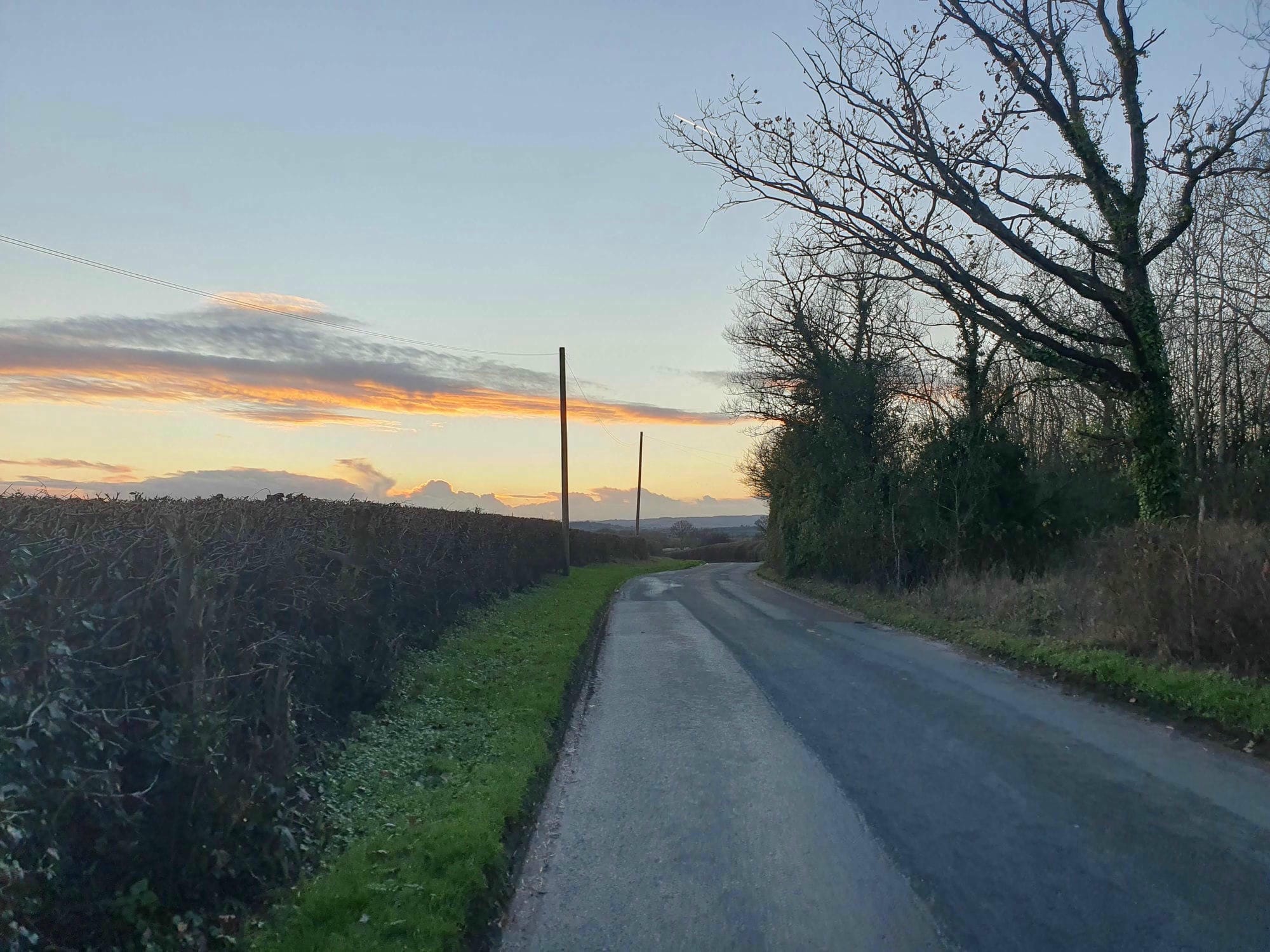 Longney Lanes Sunset